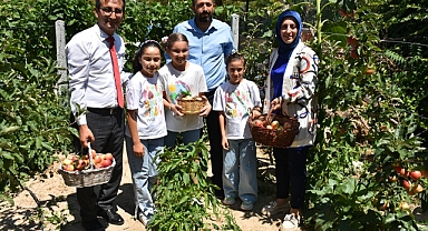 Her Sınıf İçin Bir Elma Fidanı Projesi İlk Hasadını Gerçekleştirdi