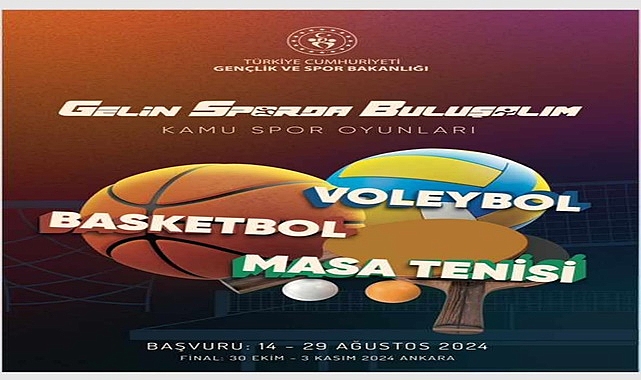 KAMU SPOR OYUNLARI BAŞLIYOR