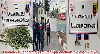 Karaman İl Jandarma Komutanlığı Denetimlere Devam Ediyor