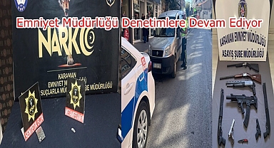 Emniyet Müdürlüğü Denetimlere Devam Ediyor