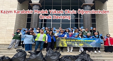 Kazım Karabekir Meslek Yüksek Okulu Öğrencilerinden Örnek Davranış