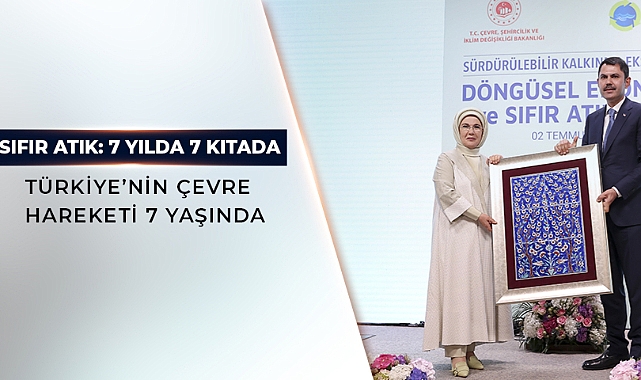 SIFIR ATIK PROJESİ İLE 185 MİLYAR LİRA EKONOMİYE GERİ KAZANDIRILDI