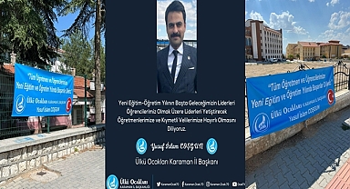 Ülkü Ocaklarından Yeni Eğitim Öğretim Yılının Hayırlı Olması Mesajı