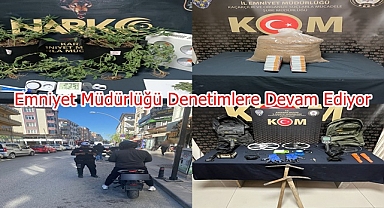 Emniyet Müdürlüğü Denetimlere Devam Ediyor