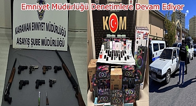 Emniyet Müdürlüğü Denetimlere Devam Ediyor