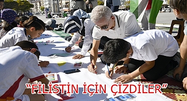 “FİLİSTİN İÇİN ÇİZDİLER”