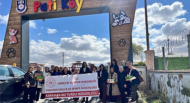 GSB KARAMAN YURDU ÖĞRENCİLERİNDEN PATİ KÖY’E ANLAMLI ZİYARET