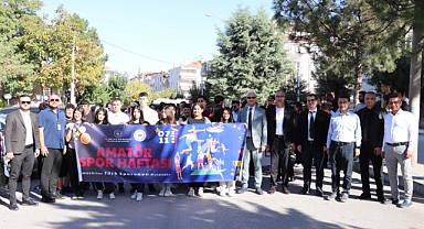 KARAMAN'DA AMATÖR SPOR HAFTASI ETKİNLİĞİ DÜZENLENDİ