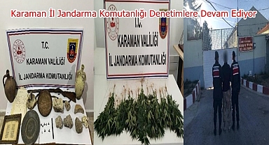 Karaman İl Jandarma Komutanlığı Denetimlere Devam Ediyor