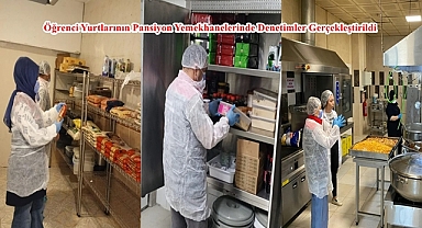 Öğrenci Yurtlarının Pansiyon Yemekhanelerinde Denetimler Gerçekleştirildi