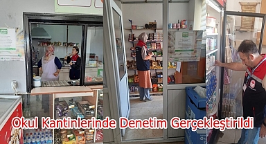 Okul Kantinlerinde Denetim Gerçekleştirildi