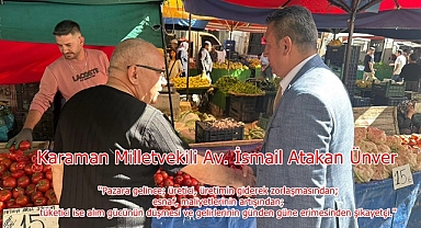 ÜNVER PAZARIN NABZINI TUTTU