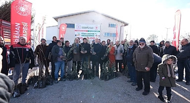 45.000 FİDAN DAĞITILDI