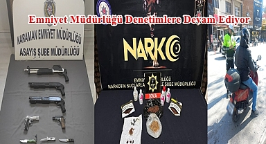 Emniyet Müdürlüğü Denetimlere Devam Ediyor