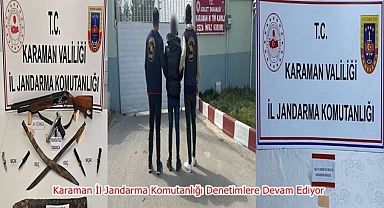 Karaman İl Jandarma Komutanlığı Denetimlere Devam Ediyor