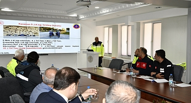 KIŞ MEVSİMİNDE ALINACAK TRAFİK TEDBİRLERİ TOPLANTISI GERÇEKLEŞTİRİLDİ