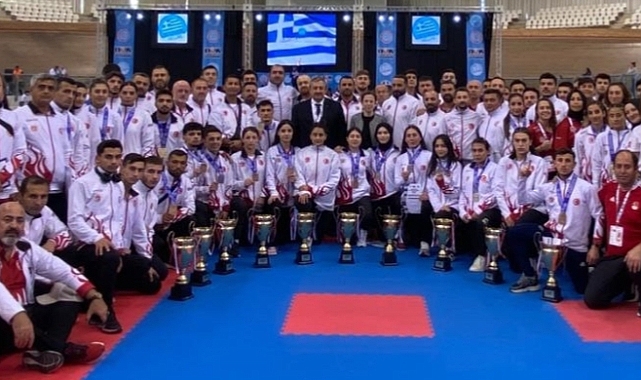 Milli Sporcular Avrupa Kick Boks Şampiyonası'nda 43 madalya kazanarak Avrupa ikincisi Oldu