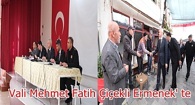 Vali Mehmet Fatih Çiçekli Ermenek' te
