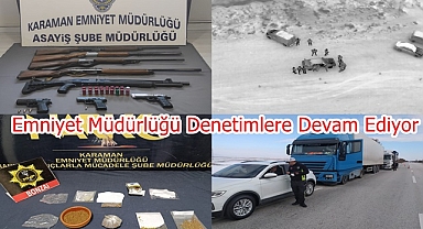 Emniyet Müdürlüğü Denetimlere Devam Ediyor