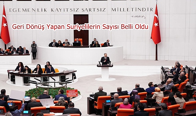 Geri Dönüş Yapan Suriyelilerin Sayısı Belli Oldu
