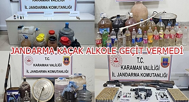 JANDARMA KAÇAK ALKOLE GEÇİT VERMEDİ