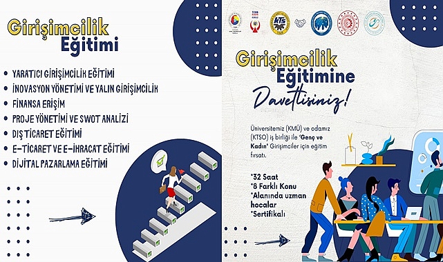 KARAMAN GİRİŞİMCİLİK EKOSİSTEMİNİN GELİŞTİRİLMESİ PROJESİ EĞİTİM BAŞVURULARI BAŞLADI