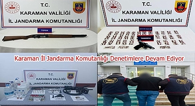Karaman İl Jandarma Komutanlığı Denetimlere Devam Ediyor
