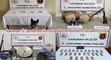 Karaman İl Jandarma Komutanlığı Denetimlere Devam Ediyor