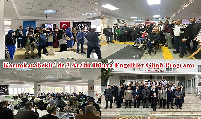 Kazımkarabekir' de 3 Aralık Dünya Engelliler Günü Programı