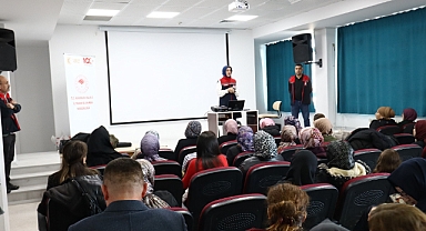 KILBASAN KÖYÜNDE KADIN ÇİFTÇİLERE EĞİTİM SEMİNERİ DÜZENLENDİ