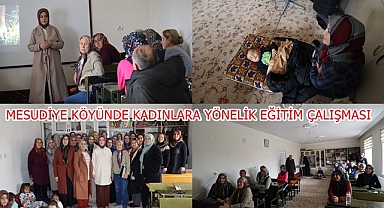 MESUDİYE KÖYÜNDE KADINLARA YÖNELİK EĞİTİM ÇALIŞMASI