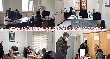 PAZAR GÜNÜNDE ÇKS YOĞUNLUĞU YAŞANDI