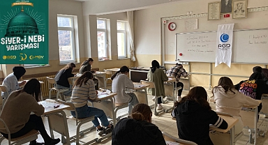SİYER-İ NEBİ LİSELER SINAVI YAPILDI