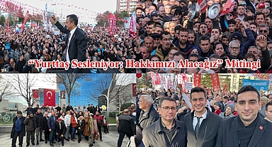 “Yurttaş Sesleniyor: Hakkımızı Alacağız” Mitingi