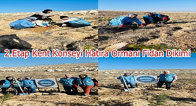 2.Etap Kent Konseyi Hatıra Ormanı Fidan Dikimi