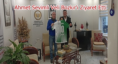 Ahmet Sevimli Veli Bozkır’ı Ziyaret Etti