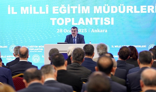 BAKAN TEKİN, 81 İLİN MİLLÎ EĞİTİM MÜDÜRÜYLE BİR ARAYA GELDİ