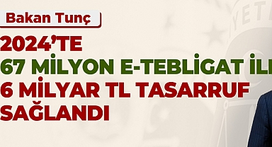 ÇEVRECİ UYGULAMA E-TEBLİGAT İLE BİR YILDA 39 BİN AĞAÇ KESİLMEKTEN KURTARILDI