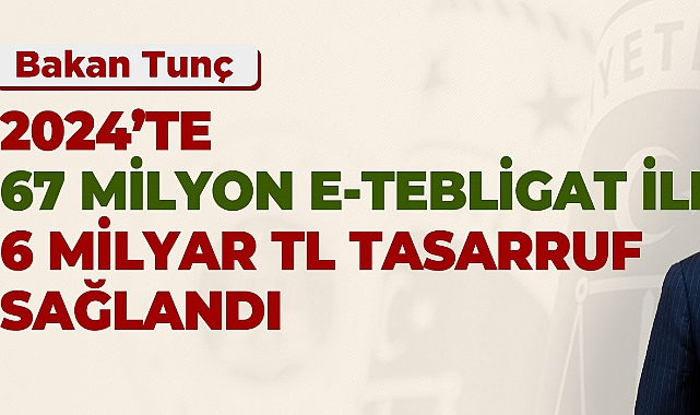 ÇEVRECİ UYGULAMA E-TEBLİGAT İLE BİR YILDA 39 BİN AĞAÇ KESİLMEKTEN KURTARILDI