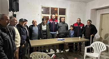 ERMENEK İLÇESİNDE AKŞAM TOPLANTILARI PINARÖNÜ KÖYÜDE GERÇEKLEŞTİRİLDİ