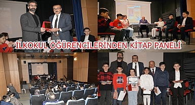 İLKOKUL ÖĞÜRENCİLERİNDEN KİTAP PANELİ