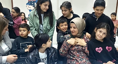Karaman Çocuk Evleri Sitesi'nde Çocuklarla Bir araya Gelerek Yeni Yıl Heyecanlarına Ortak Oldular