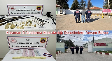 Karaman İl Jandarma Komutanlığı Denetimlere Devam Ediyor