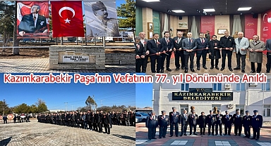 Kazımkarabekir Paşa’nın Vefatının 77. yıl Dönümünde Anıldı