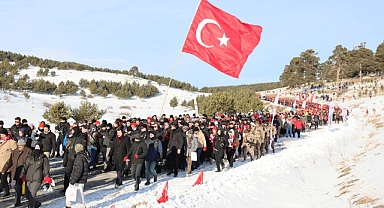 Sarıkamış Şehitlerini Anma Yürüyüşü Gerçekleştirildi