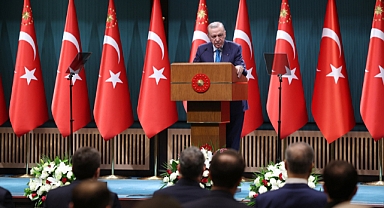 CUMHURBAŞKANI ERDOĞAN KABİNE TOPLANTISI SONRASINDA DEĞERLENDİRMELERDE BULUNDU