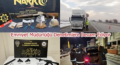Emniyet Müdürlüğü Denetimlere Devam Ediyor