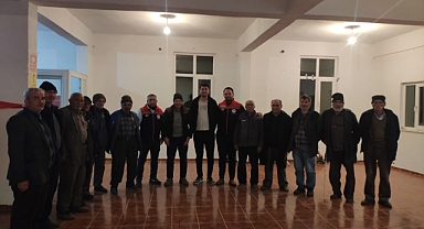 ERMENEK İLÇESİNDE AKŞAM TOPLANTILARI ÇAMLICA KÖYÜ