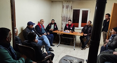 ERMENEK İLÇESİNDE AKŞAM TOPLANTILARI PAMUKLU KÖYÜ