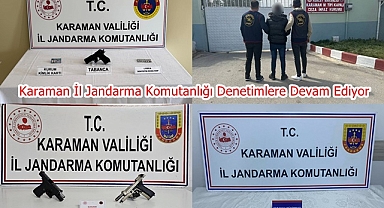 Karaman İl Jandarma Komutanlığı Denetimlere Devam Ediyor